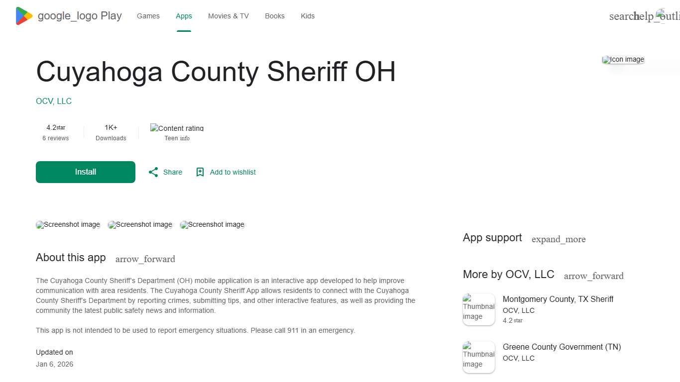 Cuyahoga County Sheriff OH - Apps on Google Play