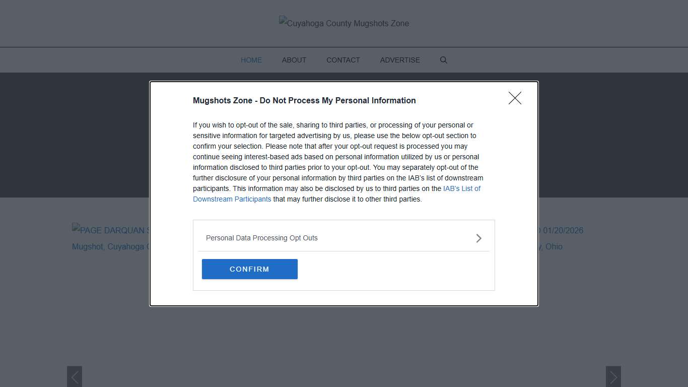 Cuyahoga County Mugshots Zone
